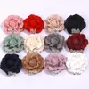 Декоративные цветы 5pcs 5 см моделирование ткани искусственное украшение головы цветов для обувной ткани Diy аксессуары Свадебная невеста