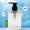 Liquid Soap Dispenser Insulated Glass Coffee Mug 4 Pet Material 300ml Flat Shoulder Cylindrical Lotion Separate Bottle Cosmetic Body