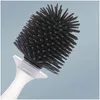 Toilet Brushes Holders Sile Brush For Wc Accessories Add Detergent Wall-Mounted Cleaning Tools Home Bathroom Sets Drop Delivery Ga Dhcoz