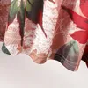 Jupes de taille élastique pour femmes plie imprimée longue jupe chic 2024 Automne et hiver vintage bohème