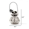 Candle Holders Halloween Ceramic Hollow Candlestick Lanterns Party Props Festive Atmosphere Window Decoration Indoor And Outdoor Ornaments