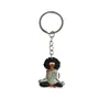 Andere schwarze MTI Style 45 Schlüsselbundschlüsselkette für Kid Boy Girl Party bevorzugt Geschenk Ring -Weihnachtsfans Keyring Schultaschen Rucksack Koffer OTCM4