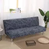 Couvre-chaises Easy Install Stretch Souple Sonfa Cover sans accoudoir pliant Fundas de Armless Couch pour le salon