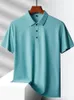 Men Polo Shirt Cool Dunne Summer Oversized 4xl 5xl Plus Mize 2024 Top Kwaliteit Nadeloze mode Korte mouw T-shirt Male 240514