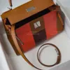 12A Mirror quality luxury Classic Designer Bag woman handbag all handmade genuine leather 28cm Large capacity tote Colour Design Clash Shoulder bag crossbody bag