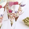 Bakeware Tools Ice Cream Cone Display Stand Round Transparent Holder For Weddings Födelsedagar Anniversaries 16 Hole