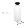 Lagerflaschen 6 Stcs Milchbehälter Flaschensaft leer Wasser