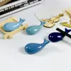 Chopsticks Dolphin Whale Design keramische houder rust Chinese stijl huis el decor schattig keuken servies restaurant