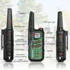 2PACK BAOFENG MP25 PMR446FRS LA RANDE LONG RANDE RECHARGAGE TYPCEC MINI MINI WAKEE TALKIE AVEC LCD AFFICHAGE LALLE TWOWAY RADIO 240510