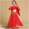 Stage Wear Fashion Style Child Belly Dance Costume Set Sari Bollywood Children Outfit Performance Clothes Sets Drop Delivery Apparel Dh4Xu