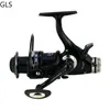 GLS 5.2 1 Gear Ratio Giring Fishing Reel Campo de metal completo 3000 4000 5000 6000 KC Serie 131BB Rueda de pesca de carpa 240509