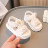 Sandales de lapin mignonnes pour les bébés filles style coréen Tendance Fashion Chaussures pour tout-petits infantile Antislipry Sport Kids 240509