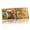 Party Decoration Trump 2024 Banknote 45Th President Of American Gold Foil Us Dollar Bill Set Fake Money Commemorative Coins Drop Deliv Otdsf