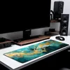 Tabela de mesa 80x30cm Fluid Marble Series Mouse Pad para jogos de computador Anti Slip Desktop Protection Office Desk 2024