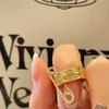 Marca Westwoods Pin Conjunto com Diamond Ring Feminino Design Feminino Projeto de Personalidade Motora Avançada Sensores Macho Nail Trendy