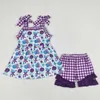 Clothing Sets Baby Girls Outfits Summer Toddlers 4th Of July Wholesale Boutique Short Sleeves Top Shorts Kid Clothes