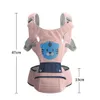 Carriers Slings Sackepacks Cartoon 360 Ergonomic Baby Carrier Infant Kid Kid Hipseat Sling Face Face Face Kangaroo Baby Wrap Carrier pour bébé voyage 0-36 mois Y240514
