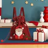 クリスマスの装飾ドローストリングバックパックギフトバッグ