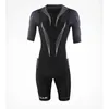 Conjuntos de corridas Huub Triathlon Suit de corrida Mens Pro Team Sport Speedsuit Speedswear Artima de roupas esportivas para natação/bicicleta/corrida de manga de manga curta