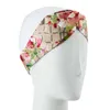 Дизайнер расцветает шелковые цветочные повязки для мужчин и женщин зеленые красные цветы для волос