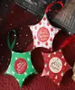 Créative Christmas Candy Boîtes MINI Ribbons Stars de Fêtes de Noël Beau boîtes d'emballage cadeau coloré package de pâtisserie colorée décoratio2797029