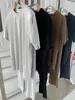 Yaz Erkek Kore Moda Gevşek İpek Takipleri Elastik Nefes Alabilir Konforlu İnce Fırfırlı Tshirt Pantolon İki Parça Set 240422