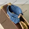 10a denim bag designer bag hobo canvas bag fashion shoulder bag Crossbody wallet cowboy SUNSET hill pochette croissant tote Luxurys handbag underarm bag gift box top