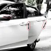 Autoaufkleber 4pcs Gummi -Auto -Türkante Beschützer Aufkleber Anti -Kollisionsstreifen für VW Volkswagen Polo Golf CC GTI Tiguan Passat Accessoires T240513