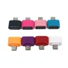 Universal USB Type C Adapter Mini OTG Micro USB naar USB-converter voor Android-telefoons Tablet Type-C Micro-USB naar USB2.0-connector