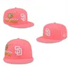 Padres Caps 2023-24 Unisex Baseball Cap Snapback Hat Word Series Champions Locker Room 9Fifty Sun Hut Stickerei Frühlingssommer Großhandel Großhandel A0