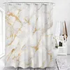 Shower Curtains Featured 3D Wall Digital Art Curtain Water Proof Window 2 Panels