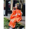 Ethnic Clothing 2023 Children Vintage Dress Japanese Kimono Yukata National Flower Print Traditional Childrens Performance Costume D Dh4Gz