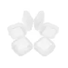 Boîtes d'emballage Boîte en gros de bricolage carré en plastique Plastic Plastique Conteneurs Coineurs avec couvercles Boîtes d'oreille bijoux Boîtes de rangement 3,8x3,8 cm DROP DHWUG