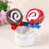 Party Favor Lollipop Handduk Födelsedagsfest Present present Hem Dekorativa tillbehör levererar Gear Stuff Product 30st