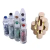 Packing Bottles Wholesale 10Ml Natural Stones Ssential Oil Gemstone Roller Ball Clear Glass Healing Crystal Chips 10 Colors Drop Del Dhw8Q