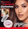 1 pairs Selfadhesive False eyelashes Reusable Natural Long Thick Eyelash Multiple Reversible Glue Eye lash 14861183057