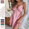 2024 new camisole nightgown sexy backless short skirt summer thin breathable ice silk dress women's pajamas F51519