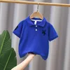 Fashion Polo Kids Boys Summer Short Sleeve Polo Shirts Toddler Baby Boy Casual Shirt School Outsear Top Kinderkleding 2-12y 240515