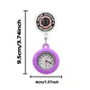 Pocket Watches Rotundity Clip Clip-On Hanging Lapel Nurse Watch Badge Accessories Retractable Fob For Women Drop Delivery Otu1G