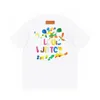 Классические роскошные мужские майки-топы хлопчатобумажной футболок дизайнерские буквы с печеночными короткими рукавами футболки летние повседневные дизайнерские