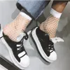 Women Socks Spring/Summer Thin Hollow Fishnet Stockings Women'S Black Sexy All-Matching Short Transparent Mesh