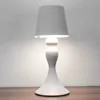 Bordslampor nordiska moderna leddekorativa bordslampa batteri drivs sovrummet sovrum sömn touch dimmad studie skrivbord metall bordslampa