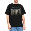 メンズTシャツメンズフラットプリントTシャツ服カジュアル100％コットンロックバンドナインピーストップQ240514