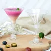 Disposable Cups Straws 10PCS 150ml Clear Wine Party Champagne Cocktail Plastic Goblet Beer Whiskey Home Tableware