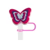 Other Table Decoration Accessories Colored Butterfly 28 St Er For Cups 30 40 Oz Water Bottles Topper Pack Of 8Mm Reusable Cute Sile Ti Otwfn