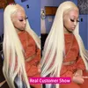 32 34 inches long 613 blond bone straight lace forehead human wig black women's synthetic closed wig 13*4 human hair set cosplay daily