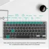 BT 5.0 2.4g sem fio e combinar mini -teclado multimídia conjunto de teclado para laptop PC TV iPad Book Android DDMY3C