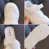 Tenis Sneakers Kids Baby Shoe Spring Boys Girls Sports Shoes Casual Board Leather Soft Soled Children Small White 240426