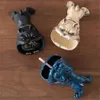 Hund Aschenbecher dekorative Bulldoggen Tier große Kapazität Aufbewahrungsbox Keramikhandwerk Ornamente Männer Geschenk Cinzeiro Dekorativo Cendier 240513