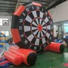 Outdoor Activities 5mH (16.5ft) with 6balls Free door shippings giant inflatable football dart board wholesale double sides inflatables soccer darts carnival game